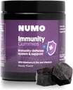 Numo Elderberry Gummies - Antioksis Supplement ile Immune Sistem Desteği - Sambucus Meyvesi, Vitamin D3, çinko, C vitamini, Probiyotikler - Organik, Vegan & Kosher - 60 Kont