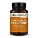 Δρ. Mercola Liposomal Carnosine, 250mg ανά κάψουλα, 30 εξυπηρετήσεις (30 κάψουλες), συμπλήρωμα διατροφής, υποστηρίζει τη μεταβολική υγεία, μη ΓΤΟ