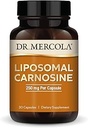 Δρ. Mercola Liposomal Carnosine, 250mg ανά κάψουλα, 30 εξυπηρετήσεις (30 κάψουλες), συμπλήρωμα διατροφής, υποστηρίζει τη μεταβολική υγεία, μη ΓΤΟ