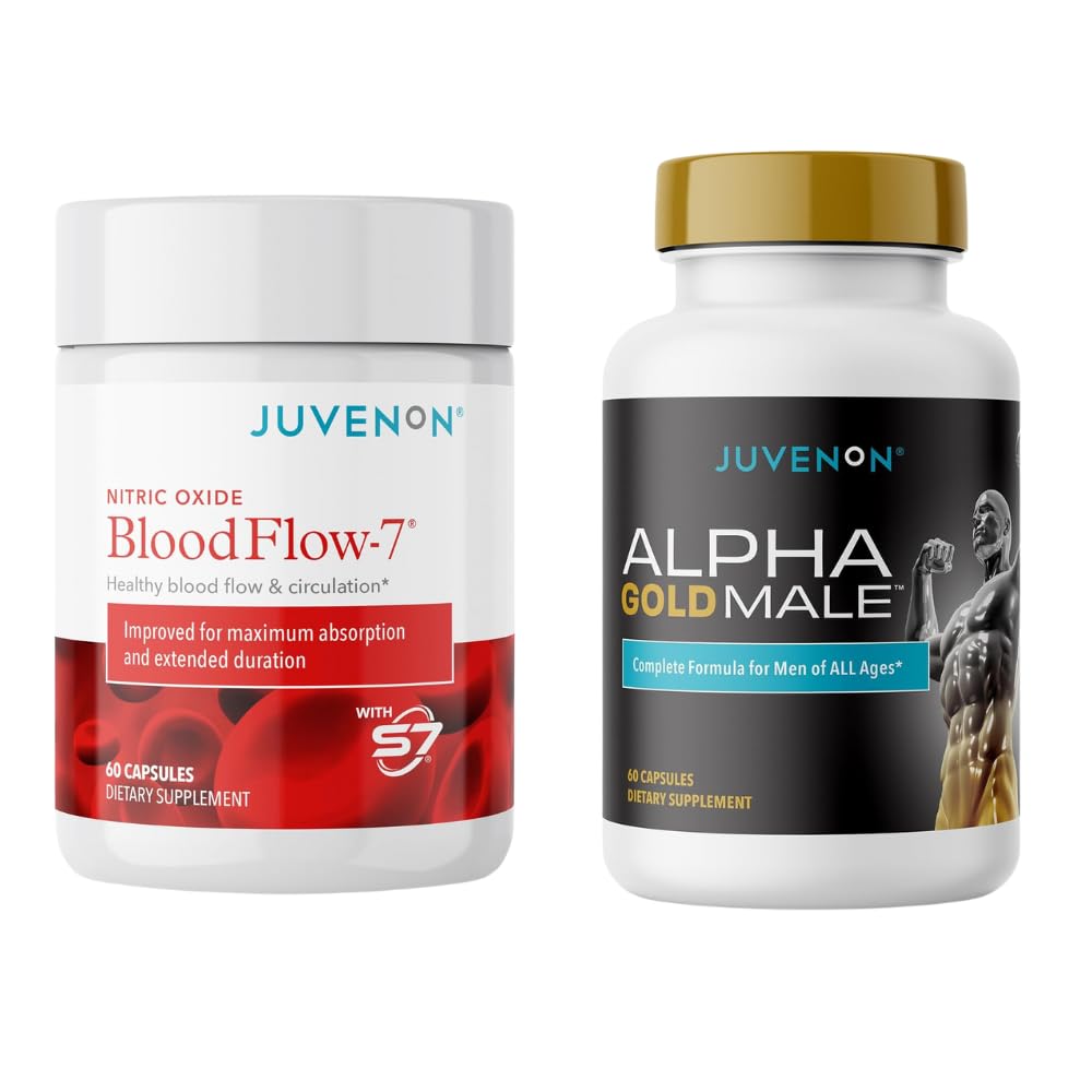 Juvenon BloodFlow-7 Nitric Hoffman ile Nitrosigine + Alfa Gold Erkek
