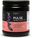 LEGION Pulse Pre Workout Supplement - All Natural Nitric Oksit Preworkout Drink to Boost Energy, Kretine Free, Doğal olarak Sweetized, Beta Alanine, Citrulline, Alpha GPC (Caffeine Free Grape)