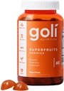 Goli Beslenme Supplement, SuperFruits Beauty Gummy Vitamin - 60 Kont - Collagen-Promoting Materialss - Karma Meyve, Vegan, Plant-Based, Non-GMO, Gluten-Free & Gelatin Free