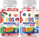 Çocuklar ve Yetişkinler için Magnezyum Gummies - Calm Magnezyum Chews - Magnezyum Citrate Chewable Supplement for Mood & Muscle Support