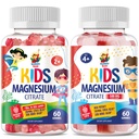Magnesium Gummies for Kids & Adults - Ηρεμία Μάσημα Μαγνησίου - Μαγνήσιο Κιτρικό Μασώμενο συμπλήρωμα για την υποστήριξη Mood & μυών