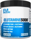 Pure Vegan L-Glutamine Powder Supplement - Evlution Nutrition Nitric Oxide Booster 5g L Συμπλήρωμα γλουταμίνης για την αποκατάσταση μετά την προπόνηση Ενισχυμένες αντλίες Υγεία των ούρων Ενέργεια και Ανοσία - Χωρίς άρωμα