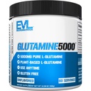 Pure Vegan L-Glutamine Toz Supplement - Evlution Beslenme Nitrik Oksit 5g L Glutamine Supplement for Post Workout Recovery Geliştirilmiş Pumps Gut Health and Immunity - Unflavored