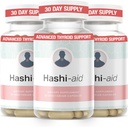 IBDassistTM Hashi Aid Yourroid Support for Women & Men - Yourroid Supplement for Hashimoto's Disease & Hipothyroidism* - Ashwagandha, Selenium, çinko, Essential Vitamins & More - 30 Capsules (3 Pack)