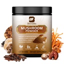 Mushroom Coffee - Lions Mane Mushroom Toz Instant Coffee with Lion's Mane, Reishi, Chaga, Cordyceps ve Türkiye Tail - Mushroom Coffe Alternative for Energy, mental Clarity & Focus, Brainfun