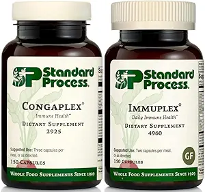Standart Süreç Immune Support Sche - Immuplex & Congaplex Supplement Set - Diyetary Supplements for Immune System Health Support - Gluten-Free Supplements with Ribonüic Acid & C Vitamin
