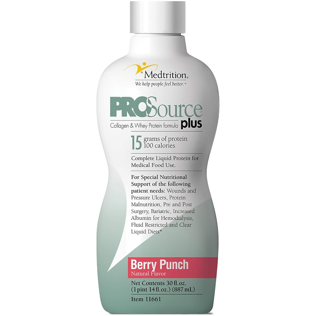 ProSource Plus στοματικό συμπλήρωμα Berry Punch 30 oz μπουκάλι
