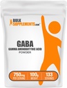 BulkSupplements.com GABA Toz - Gamma Brassbutyric Acid, GABA Supplement, Amino Asit Supplement - Gluten Free, 750 mg per Service, 100g (3.5 oz) (Pazar 1)