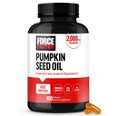 FORCE FACTOR Pumpkin Seed Oil Κάψουλες, Phytosterols συμπλήρωμα με Απαραίτητα Λιπαρά Οξέα, Made with Cold Pressed Pumpkin Oil, Premium Quality, Μη ΓΤΟ, 100 Softgels