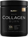 ELMNT Premium Chocolate Collagen for Women Kilo Kaybı & Beauty w. Probiyotiks, ACV, KSM66, Hyaluronic Acid, Biotin & Patented Multi Collagen Hidro Protein Toz - Kadın için Coageno Hidrolizado