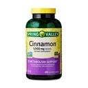 Spring Valley Cinnamon Diyeter Supplement, 1000 mg, 400 Kont - Cinnamon Supplements, Cinnamon Capsules, Cinnamon