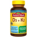 Doğa D3 K2 Supplement, 5000 IU (125 mcg) Bone, Teeth, Muscle ve Immune Support, 30 D3 ve K2 Softgels, 30 Day Supply