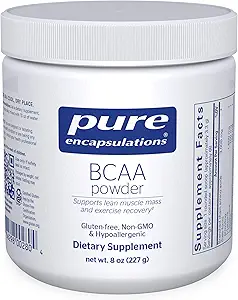 Pure Encapsulations BCAA Powder | Hypoallergenic Supplement to Support Muscle Function During Exercise | 8 Ounces