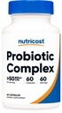 Nutricost Probiotic Complex - 50 δισεκατομμύρια CFU, 60 κάψουλες - Προβιοτικό για άνδρες και γυναίκες - κάψουλες χορτοφάγων, μη-GMO, Χωρίς γλουτένη