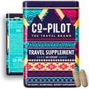 Original Travel Supplement | Jet Lag Remedy & Relief for Travel | Airplane Flight Essentials | Energy, Immune, Digestion | Ashwagandha, Rhodiola, D3 | Vegan, 60 Count