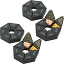 Haftalık Pill Organizer - ( 4) 7 Günlük Pill Konteyner - Arthritis Friendly Portable & Compact Travel Case Daily Karşılaştırmalı Tıp Pills Box for Supplements, Drug, Vitamins and Fish Oils