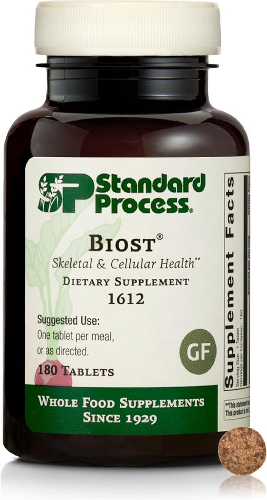 Standart Süreç Inc. Biost - Tüm Magnezyum Yiyecekleri Citrate, Kalsiyum Lactate, Manganese - 180 Tablet