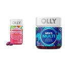 OLLY Prenatal Multivitamin Softgels ve Men's Multivitamin Gummy Vitamins Sche, 60 ve 90 Count