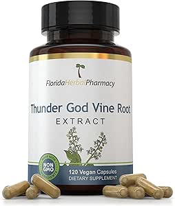 Florida Herbal Eczanesi, Thunder God Vine Root Extract Supplement Capsules