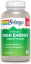 SOLARAY Kadınlar ve Erkekler için Günlük Yüksek Enerji Multivitamini - Enerji Supplements - Immune Support w/Vitamin C, A, D ve E, Vitamin B Kompleksi, Trace Minerals, 60-Day Garanti, 200 Serv, 200 VegCaps