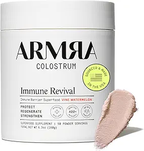ARMRA ColostrumTM Toz | Vine Watermelon | Gut Health & Bloating | Skin & Hair | Immunity | Keto, Gluten & Fat-Free | 90 Servisler