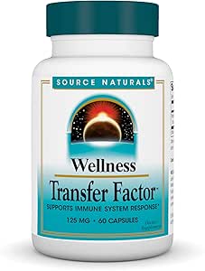 Source Naturals Wellness Transfer Faktörü, Destekler Immune System Response * 125 mg, 60 Capsules