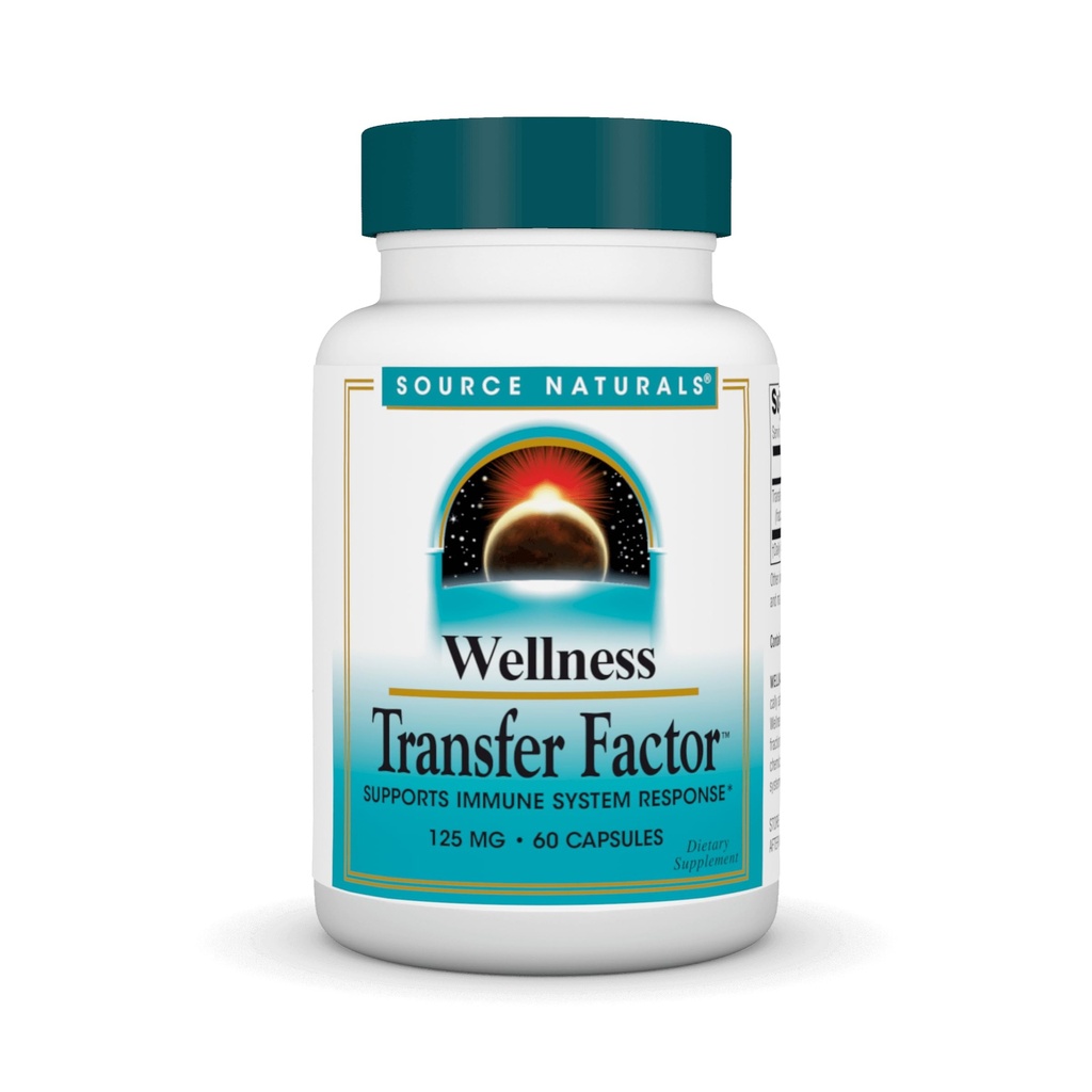 Source Naturals Wellness Transfer Faktörü, Destekler Immune System Response * 125 mg, 60 Capsules