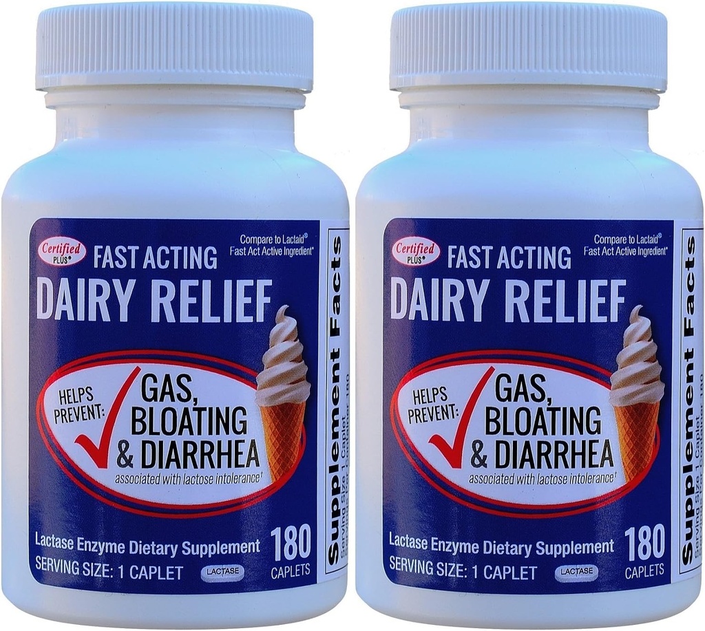 Fast Acting Lactase 360 Caplets Generic Lactase Fast Act 9000COM Birimleri Caplet