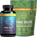 Primal Harvest Greens Toz & Vizyon Kadın ve Erkekler Vizyon ve Göz Destek Kompleksi Lutein, Zeaxanthin Sche