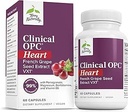 Terry Naturally Clinical OPC Heart - Heart Health Supplement with Magnesium, Vitamin B6, Grape Seed Extract - Dietary Supplement for Artery Health & Circulation - 60 Capsules
