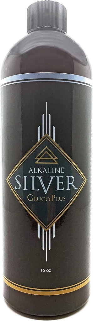 Silver GlucoPlus - Colloidal Silver Hydrosol bir alkalin Base