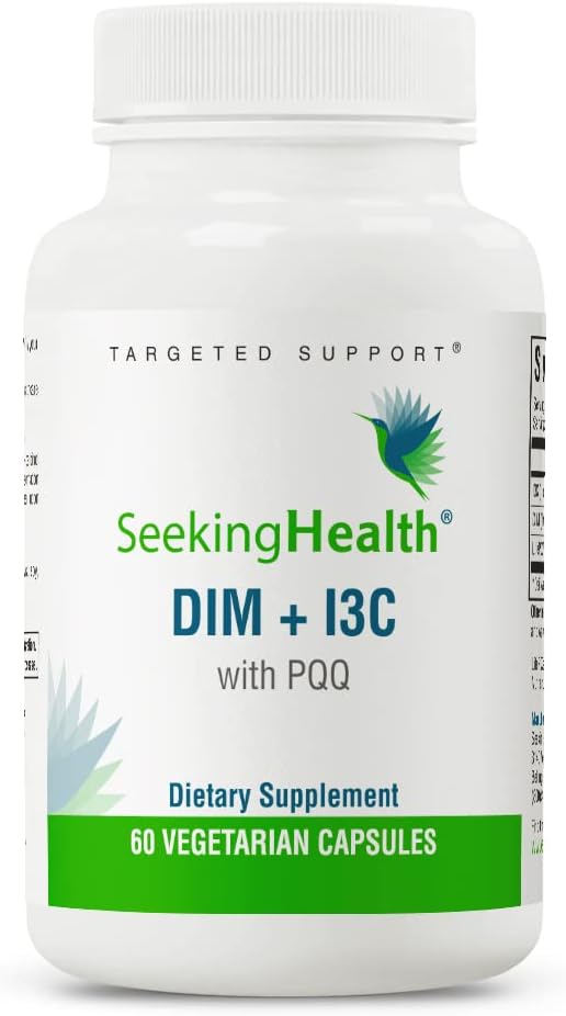 Sağlık DIM & I3C - Estrogen'in Sağlıklı Canlı Metabolizmasını Destekleyin - DIM & I3C Sağlıklı Hücre Yanıtını Desteklemek - 400 mg, 60 Capsules