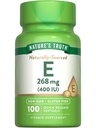 Doğanın Gerçek Vitamini E 400 İ Softgels | 268 mg | 100 Count | Non-GMO & Gluten Free Supplement