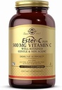 Solgar Ester-C Plus 500 mg Βιταμίνη C (Ascorbate Complex) - 250 κάψουλες λαχανικών - Απαλές & μη όξινες - Αντιοξειδωτική & Ανοσολογική Υποστήριξη - Μη ΓΤΟ, Vegan, Χωρίς γλουτένη, Kosher - 250 Σερβιέτες
