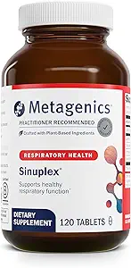 Metagenics Sinuplex - Sağlıklı Respiratory Desteği * - C vitamini ile Sting Nettle Extract, N-Acetylcysteine, Quercetin & More - Immune Supplement with VIT C* - 120 Tabletler