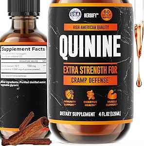 HERBIFY Quinine Tincture - Sağlıklı Digestion için Analiz - Quinine Cinchona Supplement for Better Abpole - US Made Product - for Men & Women 4oz (120 ml)