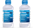 Temel Bakım Oral Elektrolyte Çözüm, Unflavored, 33.8 Fl Oz (Pack of 2)
