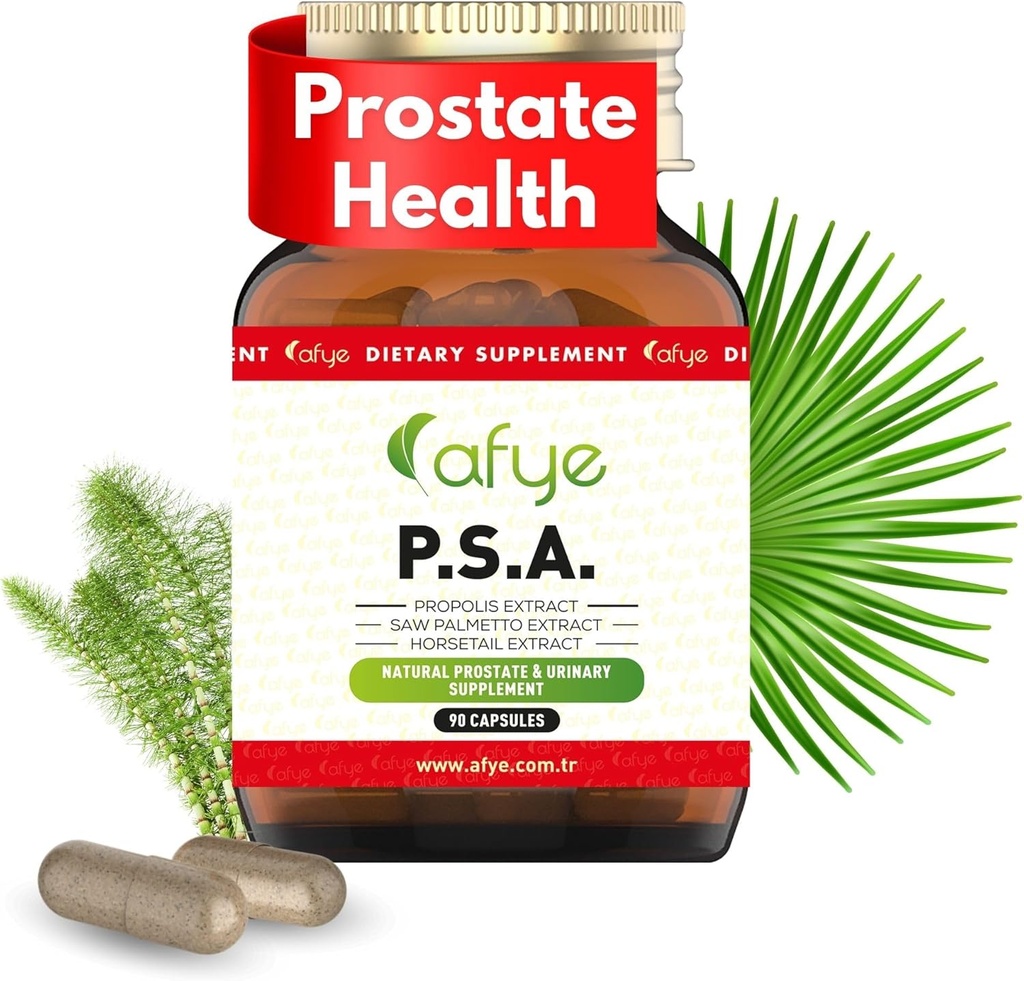 Saw Palmetto Prostate συμπλήρωμα για την υγεία των ανδρών-προστάτης & με εκχύλισμα πρόπολης & Horsetail μειώνει την οίδημα Ενισχύει την ικανότητα ούρων Bladder 90 κάψουλες (πακέτο του 1)