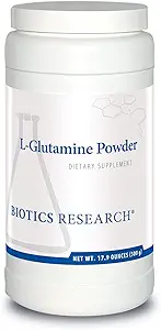 Biotics Research L Glutamine Powder Powdered Formula, 3g/Serving, Gastrointestinal Health, Gut Lining Support, Optimal Muscle Support, Lean Muscle, Antioxidant Activity, 17.9 Ounces 166 Servings