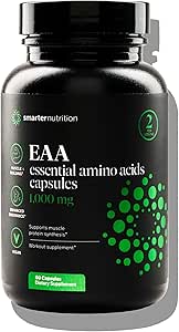 AKILRITION Essential Platinum Acids (EAA) Capsules - 1 Gram Per Tüm 9 EAAs - Destek Kas Mass & Egzersiz - Non-GMO, Vegan, Gluten Free - 60 Count[30-Day Supply]