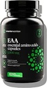 SMARTERNUTRITION Essential Amino Acids (EAA) Capsules - 1 Gram Per Serving of All 9 EAAs - Supports Muscle Mass & Exercise - Non-GMO, Vegan, Gluten Free - 60 Count[30-Day Supply]
