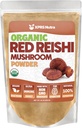 XPRS Nutra Organik Red Reishi Mushroom Toz - Cognition için Premium Reishi Toz - Longevity and Energy (16 Ounce) için Vegan Reishi Mushrooms