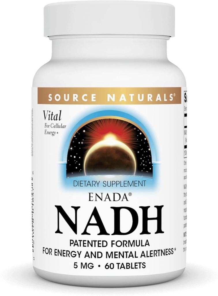 Source Naturals Enada NADH 5 mg, 60 Tablet