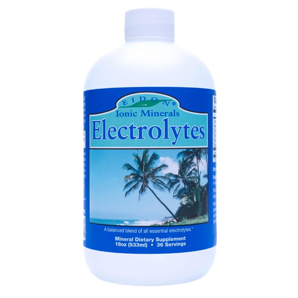 Eidon Electrolytes - Sıvı Elektrolyte Drops, Ionic Mineral Supplement to Add to Water, Replenish & Balance The Electrolyte Equilibrium, Hydration Support, Unsweetened Sugar Free - 18 oz