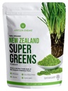 Antler Farms - 100% Pure Organic New Zealand Super Greens Toz, 40 Hizmet, 200g - Buğday Grass, Barley Grass, Chlorella, Spirulina - Vegan, Gluten Free, Chlorophyll Rich, for Energy and Detox