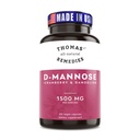 Thomas'ın tüm doğal Remedies D-mannose 1200 mg - Cranberry ve Dandelion ile - Doğal Urinary Tract ve UTI Health Support - En İyi dmannose Capsules - NO fills, All- Natural, Vegan - 120 Capsules