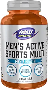 Şimdi Gıdalar Spor Beslenme, Erkeklerin Extreme Sports Multi, Free-Form Asits, ZMA®, Tribulus, MCT Oil ve Herbal Türleri, 180 Softgels